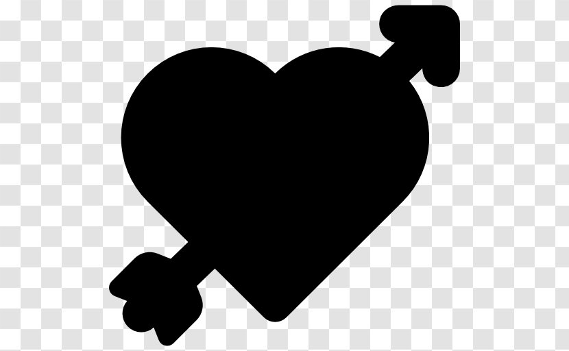 Heart Symbol Clip Art - Black And White Transparent PNG