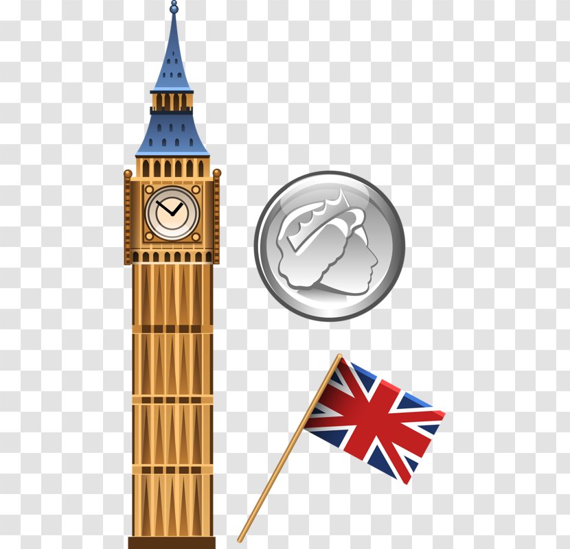 Palace Of Westminster Big Ben London Eye City Clip Art - Silver Watch Transparent PNG