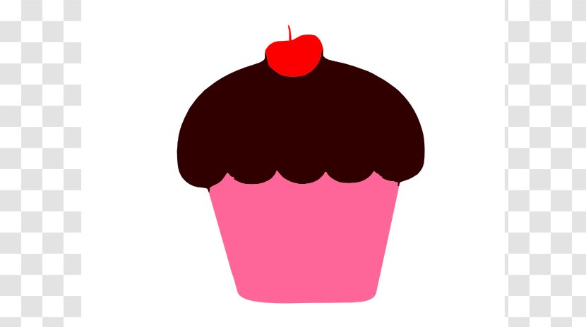 Cupcake Muffin Frosting & Icing Cartoon Clip Art - Magenta - Pink Clipart Transparent PNG