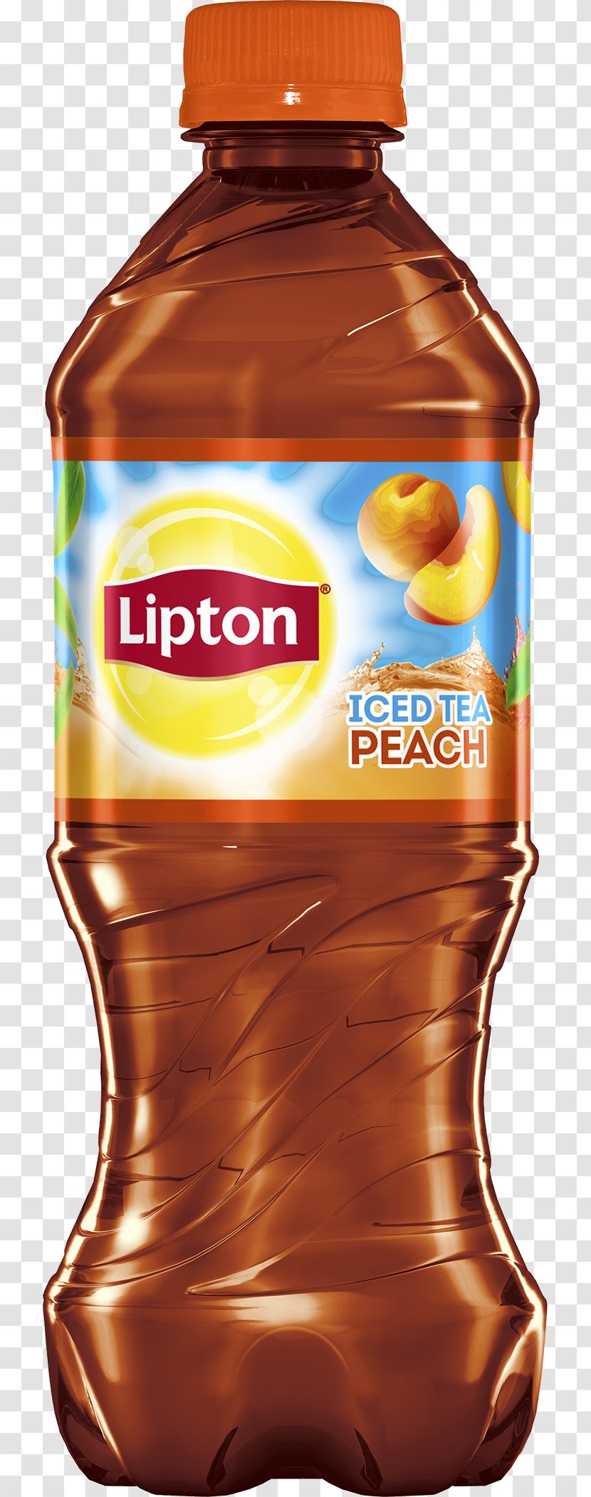 Iced Tea Sweet Green Pepsi - Lipton - Peach Juice Splash Transparent PNG