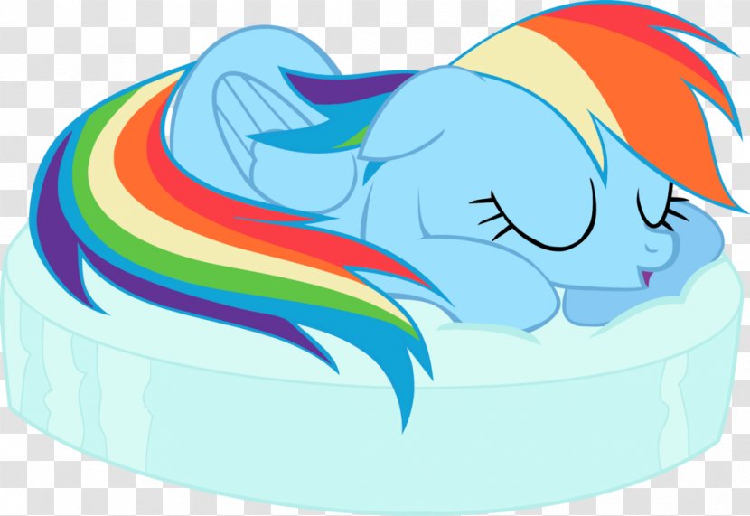 Rainbow Dash Pinkie Pie My Little Pony: Friendship Is Magic Fandom - Watercolor - Sleeps Vector Transparent PNG