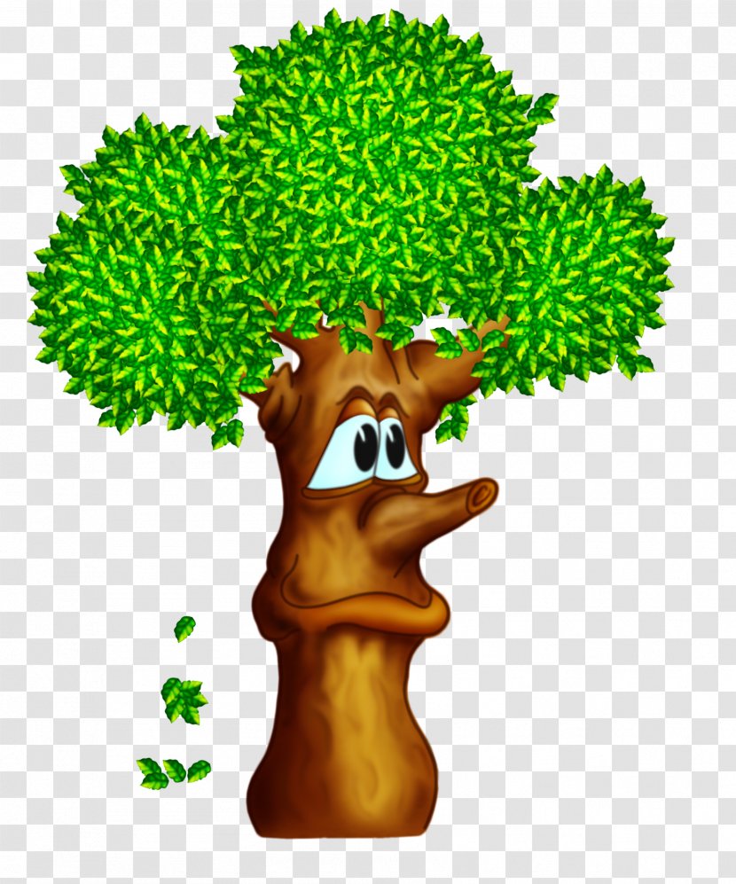 Treelet Clip Art - Organism - Cartoon Tree Transparent PNG