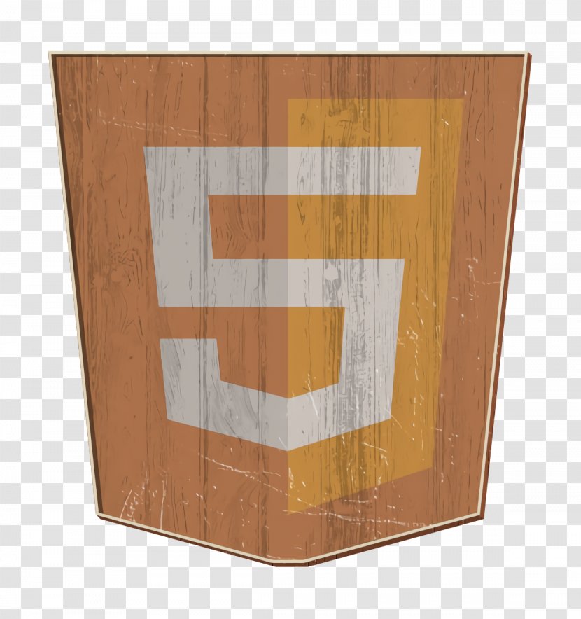 Five Icon Html Html5 - Plywood Table Transparent PNG