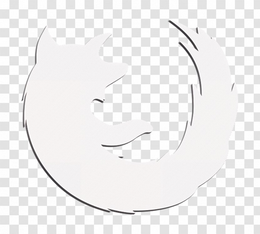 Circle Icon Engine Firefox - Social - Stencil Wing Transparent PNG