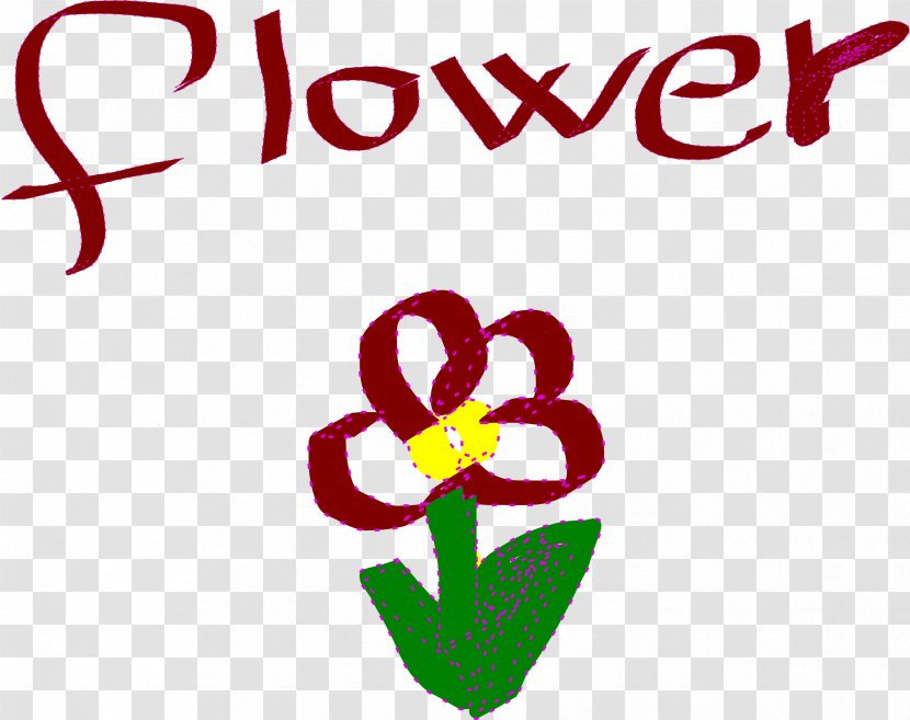 Floral Design Cut Flowers Logo Font - Love Transparent PNG
