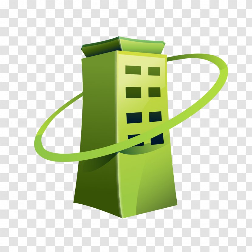 Building Drawing Architecture - Architectural - Cartoon Green Transparent PNG