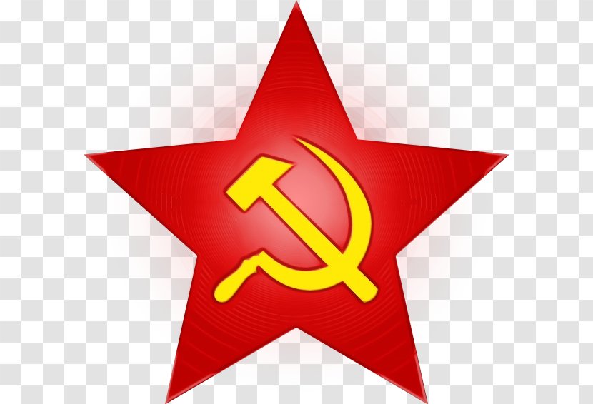Hammer And Sickle - Red Star - Flag Logo Transparent PNG