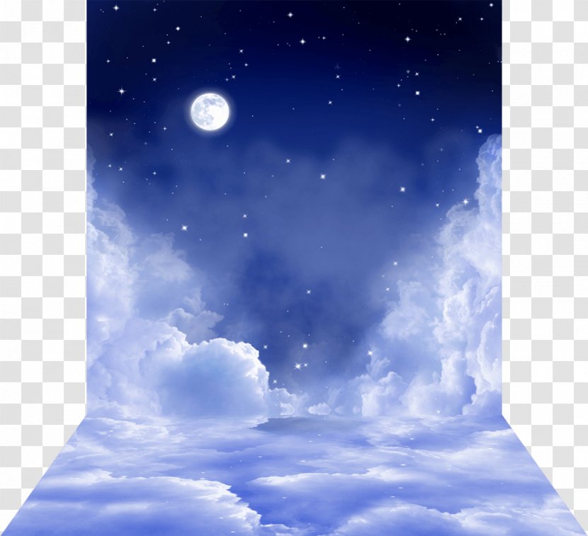 Night Image Moonlight Sky - Moon - Moonlit Transparent PNG