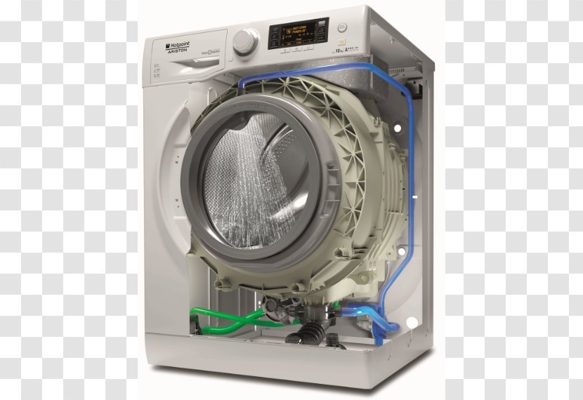 Washing Machines Hotpoint Whirlpool Corporation Laundry - Sweter Transparent PNG