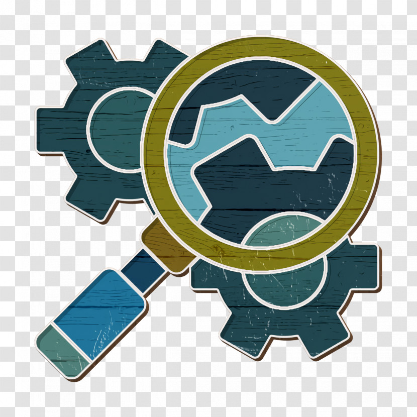 Gear Icon Manufacturing Icon Inspection Icon Transparent PNG