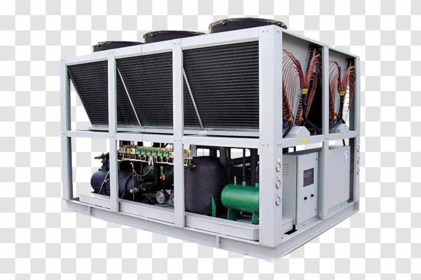 Water Chiller Rotary-screw Compressor Manufacturing Refrigeration - Hvac Transparent PNG