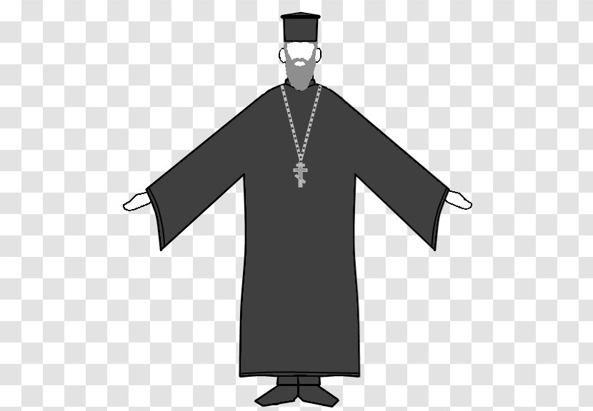 Vestment Priest Cassock Clergy Eastern Christianity - Neck - Robe Cliparts Transparent PNG
