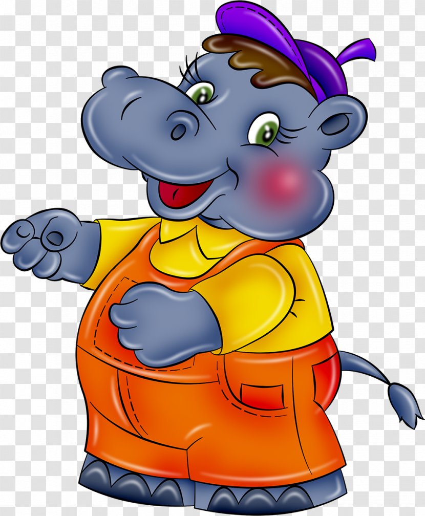 Hippopotamus Cartoon Clip Art - Illustrator - Hippo Transparent PNG
