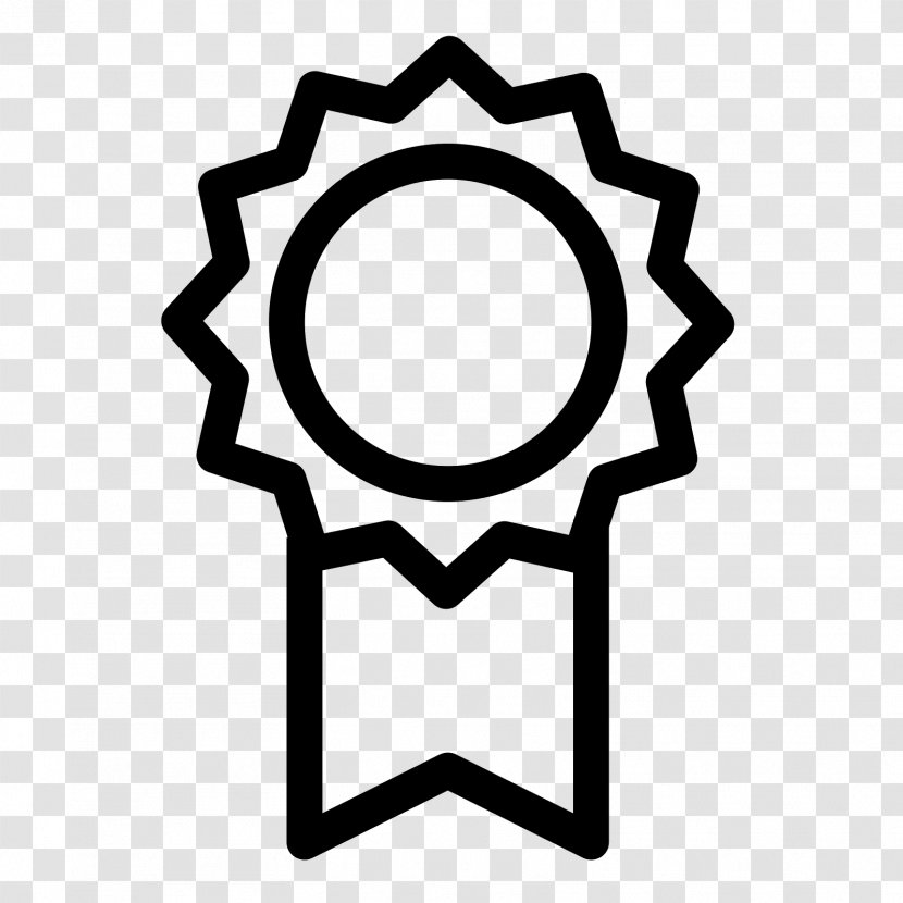 Award - Symbol - Black And White Transparent PNG