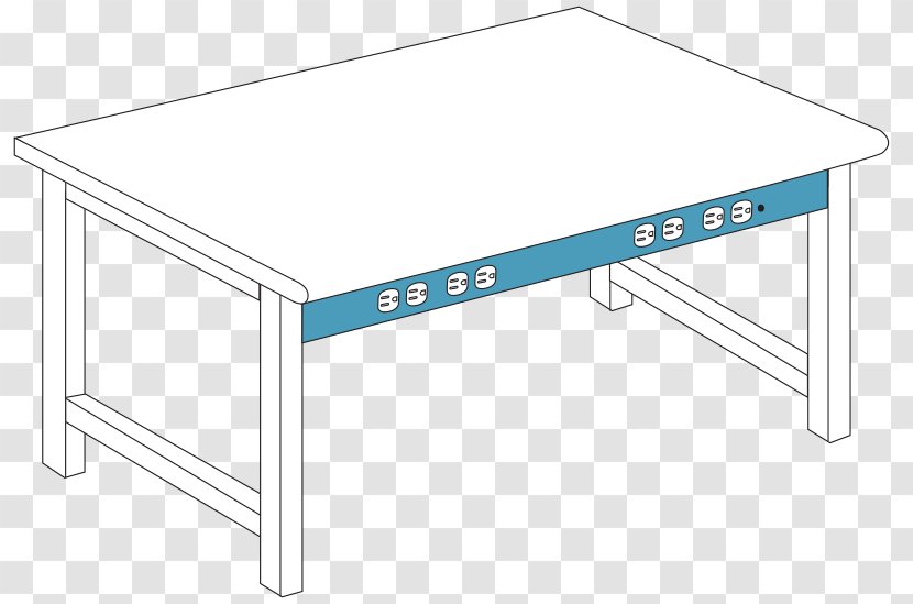 Line Angle - Hardware Accessory - Four Legs Table Transparent PNG