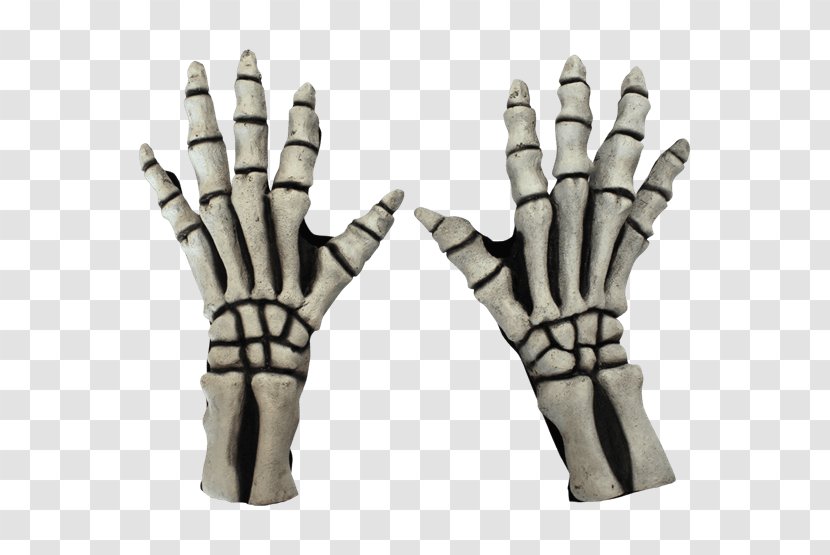 Human Skeleton Glove Costume Hand - Arm Transparent PNG