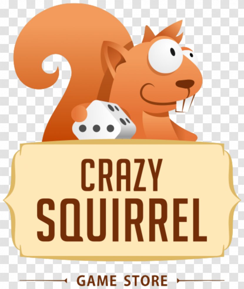 Crazy Squirrel Game Store Logo Advertising Retail - Vertebrate Transparent PNG