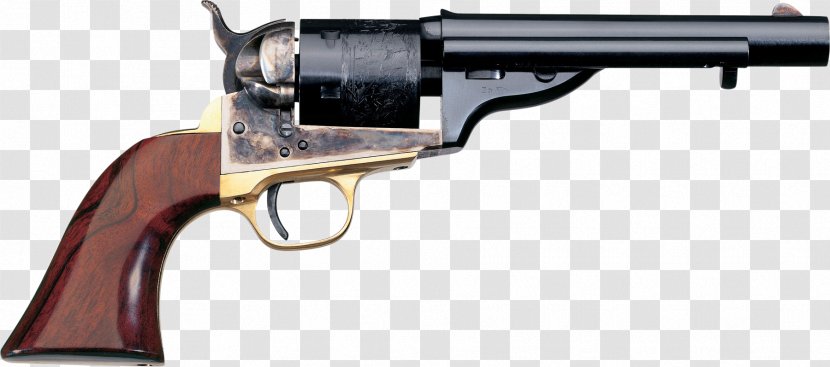 .45 Colt 1851 Navy Revolver Colt's Manufacturing Company A. Uberti, Srl. - Weapon - 38 Special Gun Smith And Wesson Transparent PNG