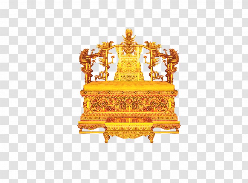 Forbidden City Emperor Of China Qing Dynasty Throne Transparent PNG