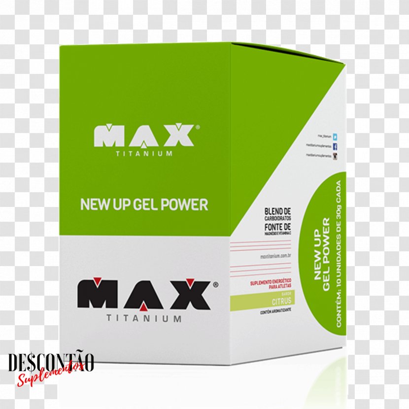Max Titanium Energy Dietary Supplement Gel Whey - Green - Itau Transparent PNG