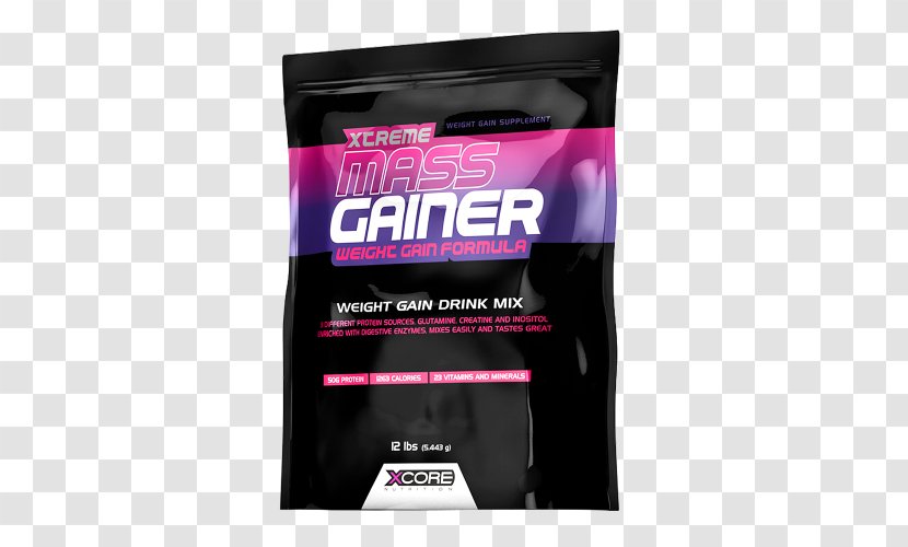 Xcore Xtreme Mass Gainer 12 Lbs (5443g) Bodybuilding Supplement NutraBio Extreme Powder - Nutrition - Weight Gain Transparent PNG