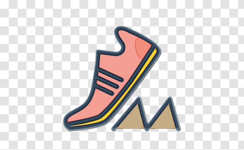 Footwear Logo Shoe Line Clip Art - Watercolor Transparent PNG