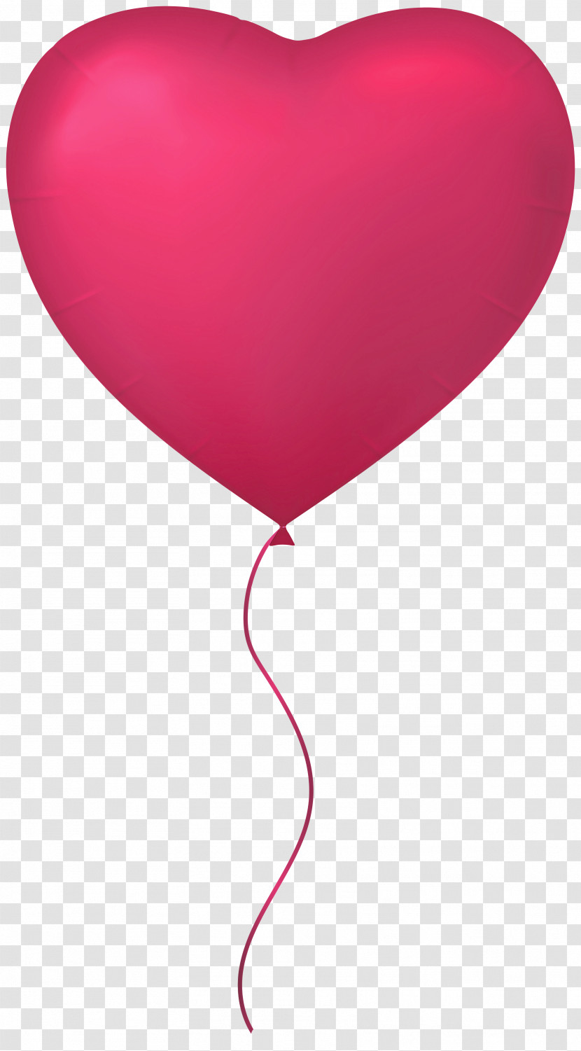 Heart Red Balloon M-095 Transparent PNG