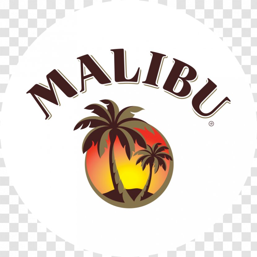 Malibu Liqueur Rum Logo Coconut - Corporate Identity Transparent PNG