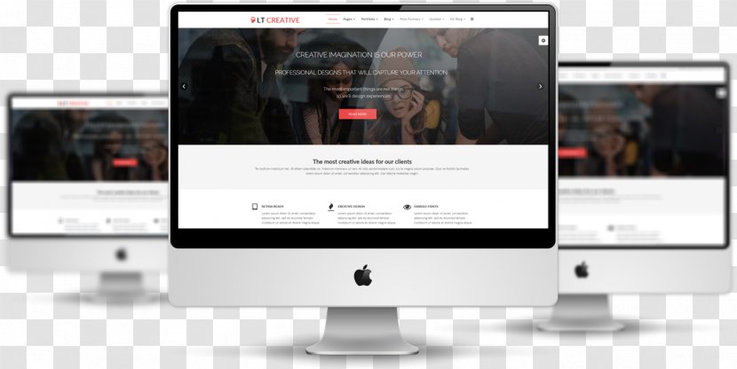 Responsive Web Design Template System - Display Device - Electronic Transparent PNG
