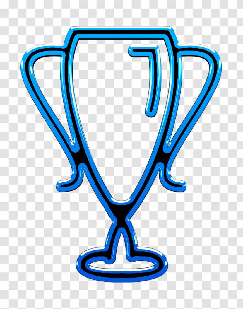 Hand Drawn Icon Trophy Hand Drawn Sportive Cup Icon Prize Icon Transparent PNG