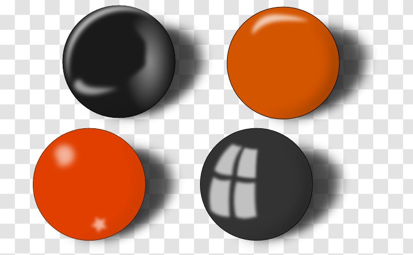 Sphere Font - Orange - Alan Transparent PNG