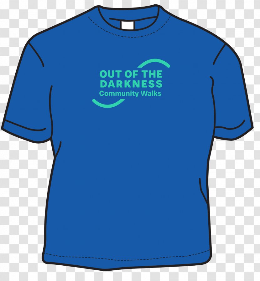 T-shirt Out Of The Darkness Walk WALK TO FIGHT SUICIDE › Darkness: Suicide Prevention - Clothing - Drive Transparent PNG