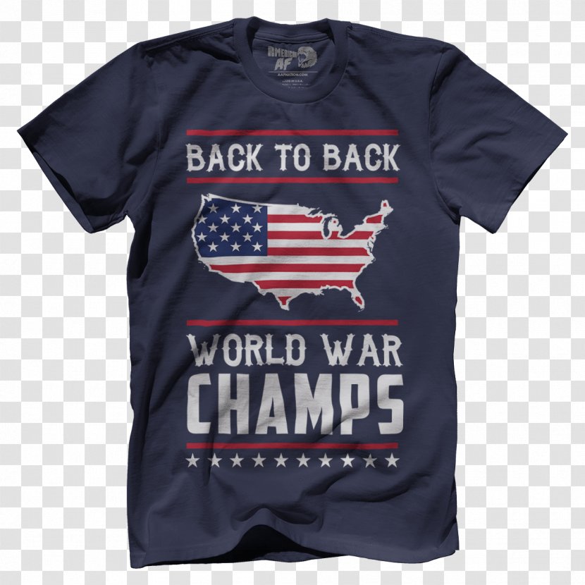 Second World War United States T-shirt - Black Transparent PNG