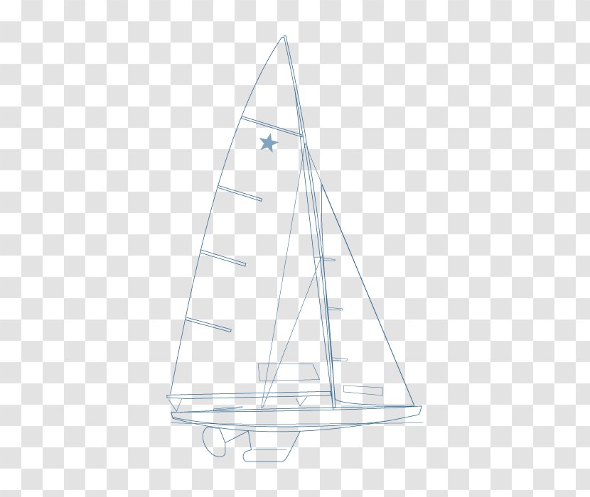 Sailing Yawl Scow Angle - Triangle - Sail Transparent PNG