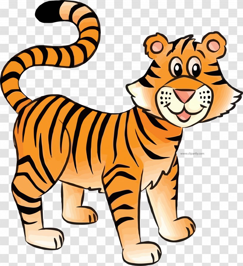 Drawing Clip Art Cuteness Cartoon Image - Tiger - Smile Banner Transparent PNG