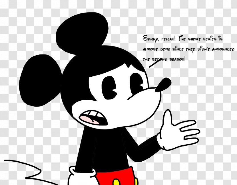 Mickey Mouse Middle Finger Clip Art - Silhouette Transparent PNG