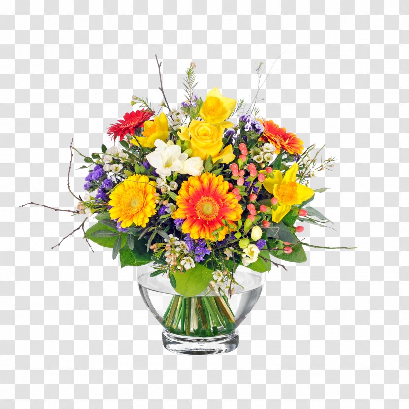 Flower Bouquet Floral Design Birthday Blume2000.de - Plant Transparent PNG