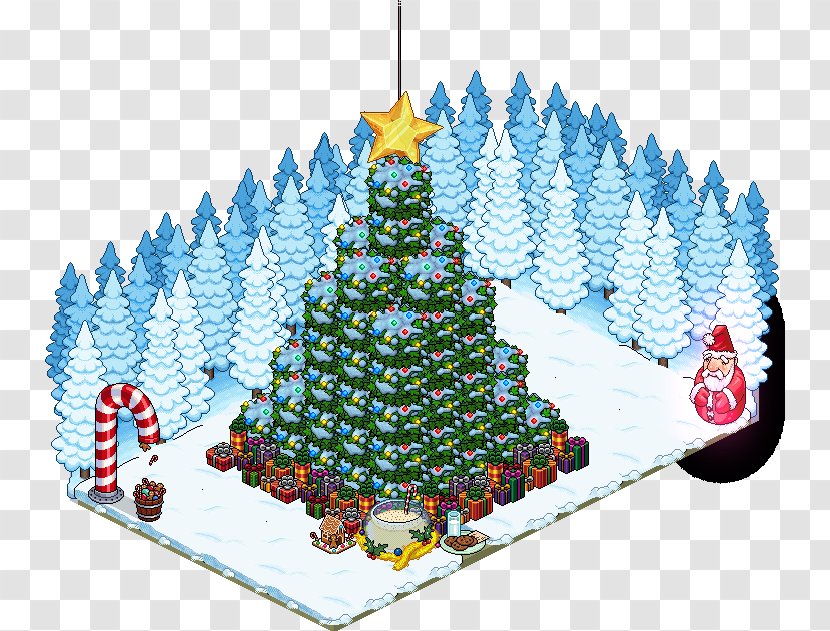 Christmas Tree Ornament Habbo Thelixir - Evergreen Transparent PNG