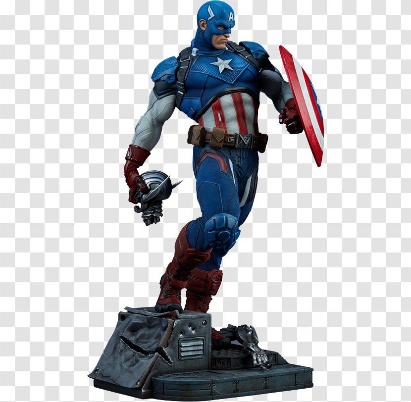 Captain America Iron Man Hank Pym Sideshow Collectibles Marvel Cinematic Universe - Action Figure - Toy Transparent PNG