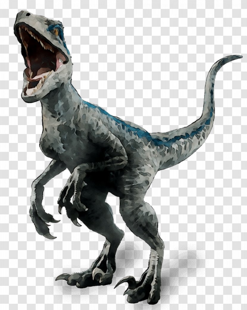 Velociraptor Tyrannosaurus Terrestrial Animal - Figure - Figurine Transparent PNG