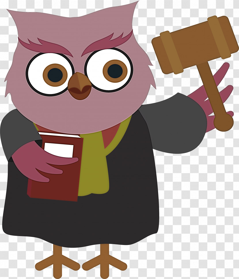 Cartoon Owl Animation Transparent PNG