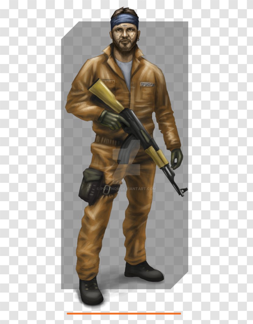 Soldier Mercenary Figurine Transparent PNG