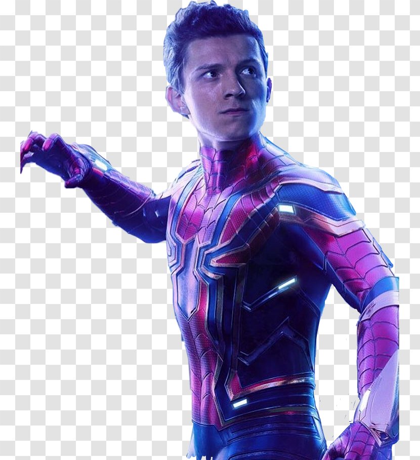 Tom Holland Avengers: Infinity War Spider-Man Hulk Iron Man - Cartoon - Spider-man Transparent PNG