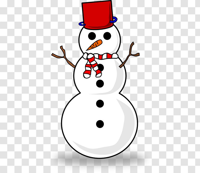 Snowman Free Content Clip Art - Stockxchng - Wearing A Scarf Transparent PNG