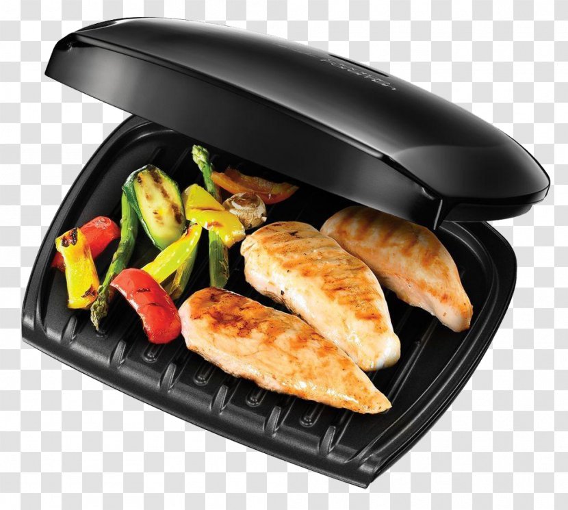 George Foreman Grill Grilling Home Appliance Non-stick Surface Russell Hobbs Inc. - Contact - Cooking Transparent PNG