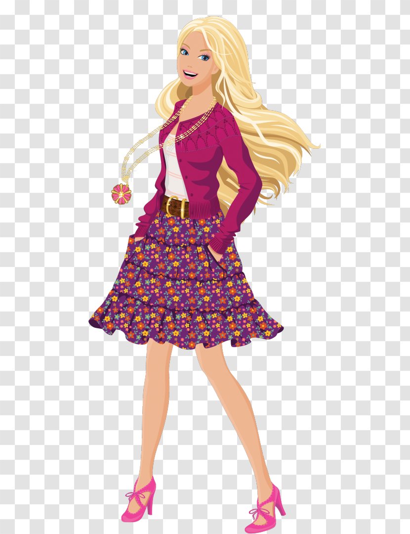 Barbie: The Princess & Popstar Clip Art - Flower - Barbie Transparent PNG