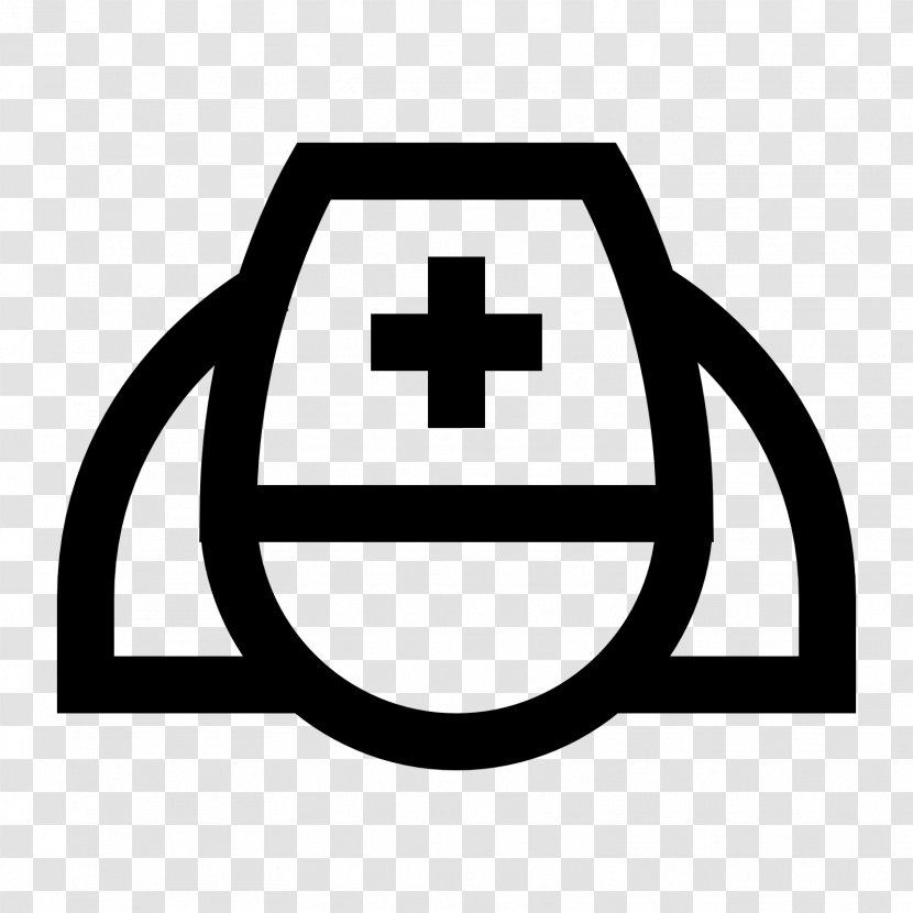 Nurse Hospital Nursing Care Medicine - Black And White - Female-symbol Transparent PNG