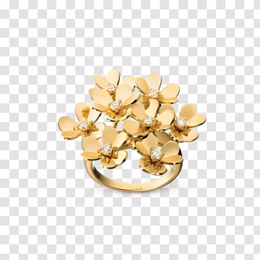 Van Cleef & Arpels Earring Jewellery Flower - Body Jewelry Transparent PNG