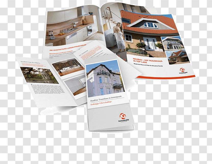 Real Estate Agent House Flyer Exposé Transparent PNG