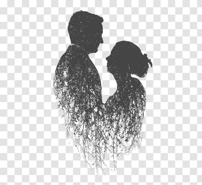 Multiple Exposure Photography Image - Love - New Couple Sticker Download Transparent PNG